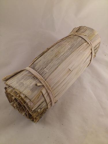 Rouleau de feuille de bananier blanc-wash  35x12 cm (Asie)